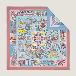 ☆HERMES☆ カレ90 ダブルフェイス l'Ombrelle aux Duels De l'Ombrelle aux Duels double face scarf 90 | Hermès Australia